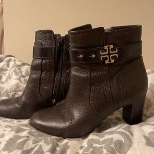 Tory Burch Leather Booties - Size 7